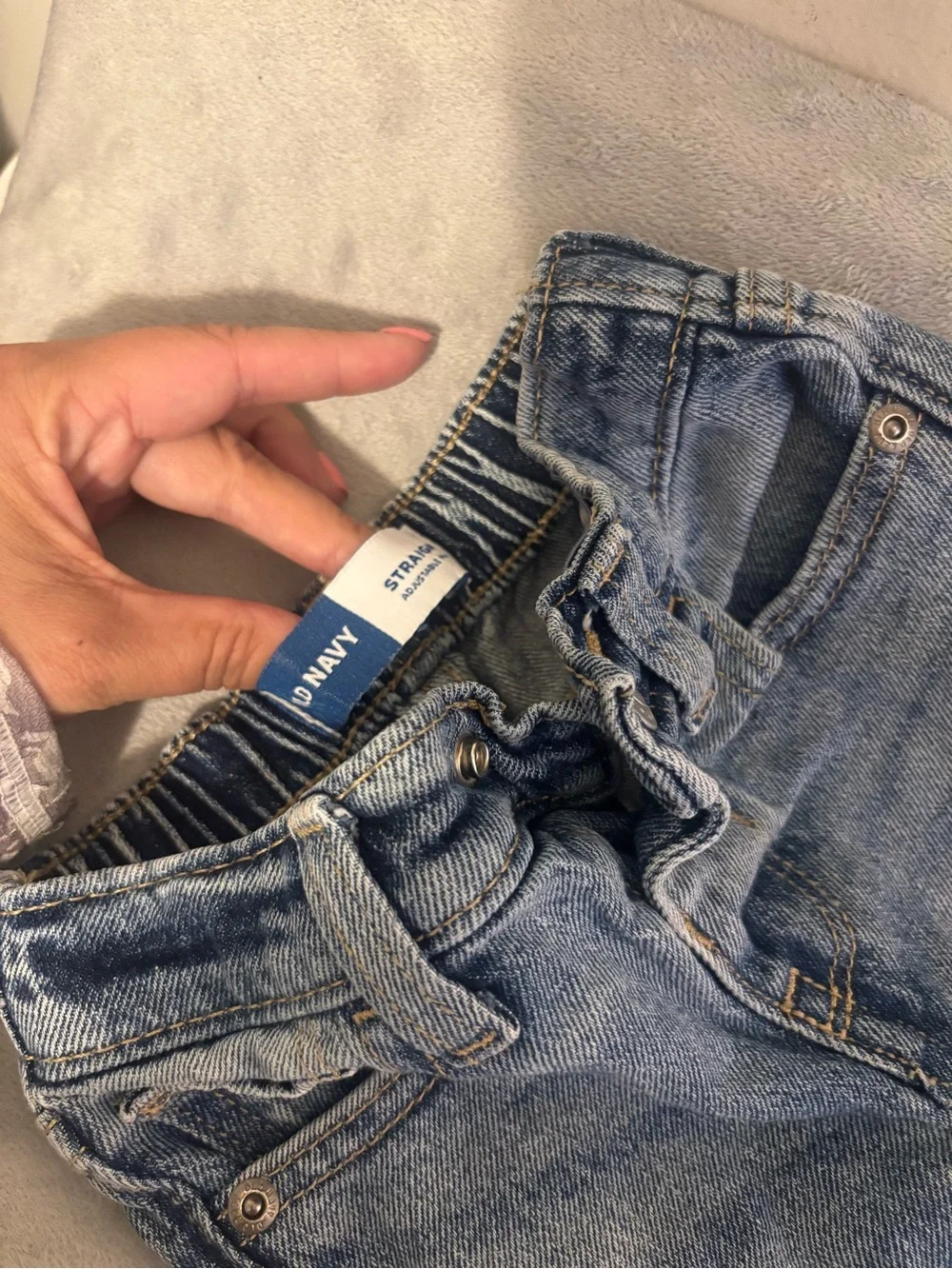 Old Navy Light Blue Relaxed Straight Jeans